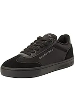 Calvin Klein Jeans Zapatillas Sneaker Mujer Classic Cupsole de Ante, Negro (Triple Black), 39