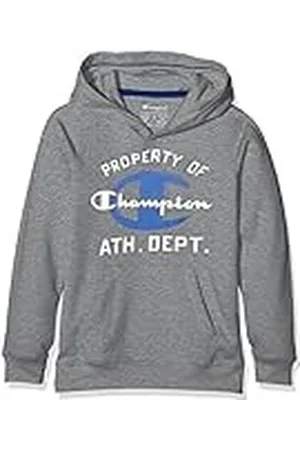 Champion Niño, Sudadera con Capucha, Gris, S, 304295_F16