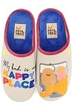HOT POTATOES Dansville, Slipper Mujer, Beig, 40 EU