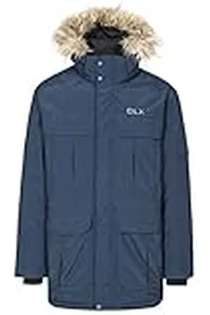 Trespass DLX - Parka impermeable para hombre, acolchada, abrigo de invierno para exteriores