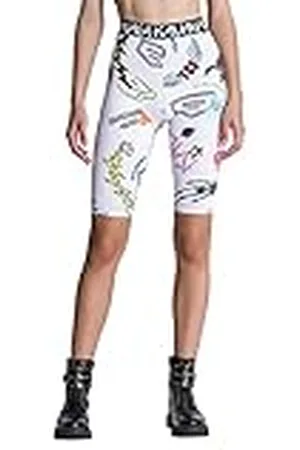 Gianni Kavanagh White Futura Cycling Shorts Leggings, M Women
