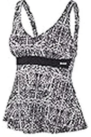 Beco Tanquini top-36191 Camiseta de Tankini, Mujer, Blanco/Negro, 44