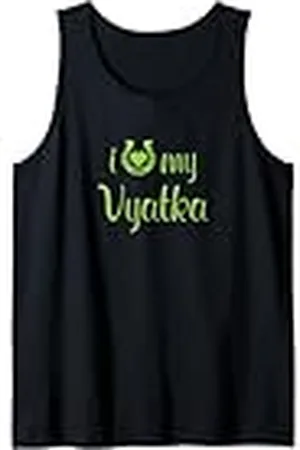 Hip Entrenador de equitación «I Love My Vyatka Horse Equestrian Show» Camiseta sin Mangas