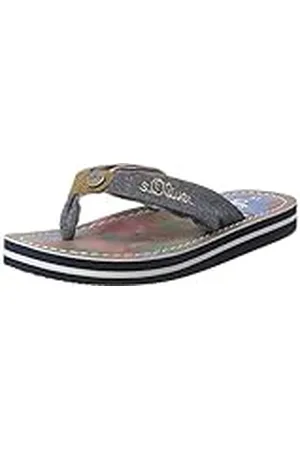 QS by s.Oliver 47100, Sandalias Niñas, Azul (Navy 805), 33 EU