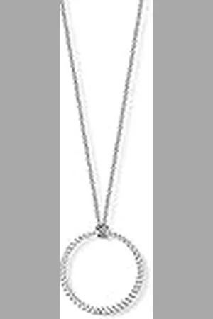 Thomas Sabo Colgante Charm Círculo Grande Club de Mujer, Plata de Ley 925, , 70 cm