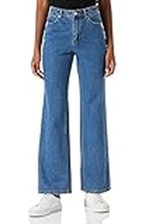 VERO MODA Vmkithy HR Suelto Recto Li368 Ga Noos Jeans, , 27W / 34L para Mujer