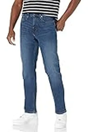 Amazon Vaqueros elásticos, Corte Holgado (Disponibles en Tallas Grandes) Hombre, , 46W / 30L