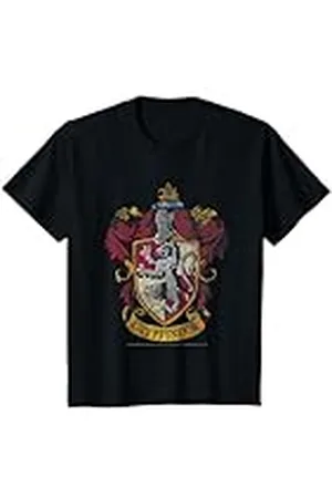 Harry Potter Niños Distressed Gryffindor Crest Camiseta Camiseta