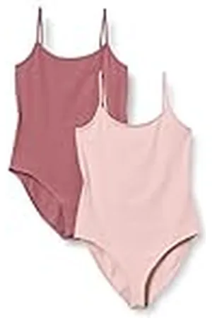 Amazon Body Tipo Camisola de Corte Entallado Mujer, Pack de 2, , XXL