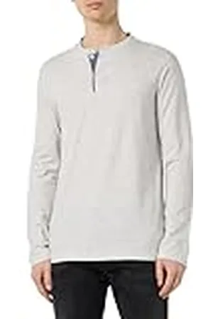 QS by s.Oliver 2141474 Camiseta Henley Manga Larga, , XXL Hombre