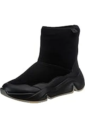 Ecco Chunky Sneaker, Botín Mujer, Black/Black, 40 EU