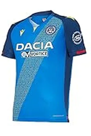 macron UDI M20 - Segunda camiseta oficial de la Udinese de fútbol 2020/21 para niño, azul, talla XL
