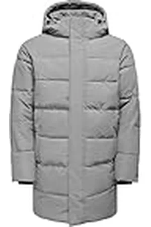 Only & Sons Onscarl Life Noos Otw Long Quilted Coat Chaqueta Acolchada, , L para Hombre