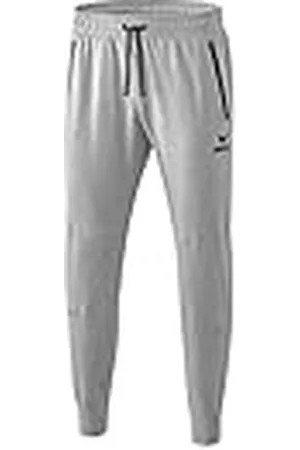 Erima 2101805 Pantalón de Deporte, Unisex niños, Gris Claro Jaspeado/Negro, 140