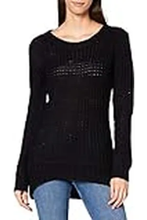 Urban classics Ladies Long Wideneck Sweater Suéter, , S para Mujer