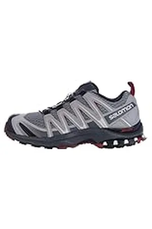Salomon XA Pro 3D Zapatillas de Trail Running para Hombre, Ajuste preciso, Agarre en todo tipo de terrenos, Senderismo, Monument, 48