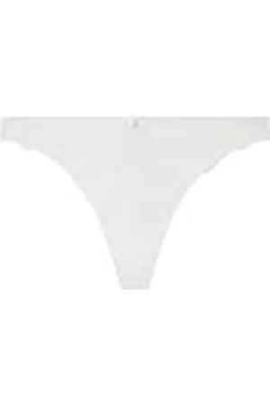 Women secret Tanga Microfibra y Encaje Brief, , S para Mujer
