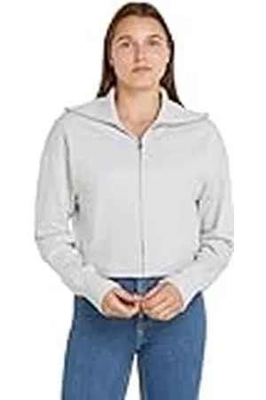 Calvin Klein Jeans Sudadera con cremallera Mujer Diffused Monologo chaqueta, Gris, M