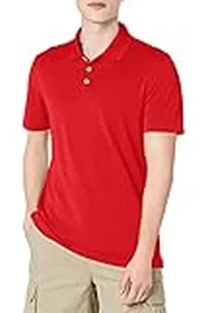 Amazon Polo de Golf de Secado Rápido de Ajuste Entallado Hombre, , L