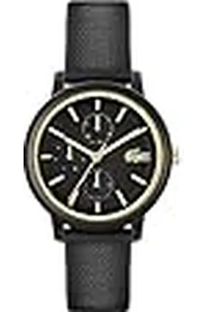 Lacoste Reloj Analógico de Cuarzo multifunción, para Mujer Colección .12.12 Multi con Correa en Silicona