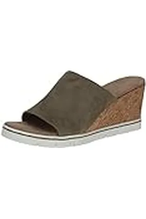 Caprice 9-9-27208-20, Tacón Mujer, Verde (Cactus Suede), 38 EU