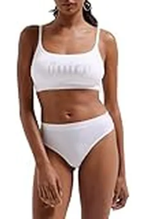 Juicy Couture Juicy Diamante Bralette & High Leg Brief Juego de lencería, , Talla única (Pack de 44) Mujeres