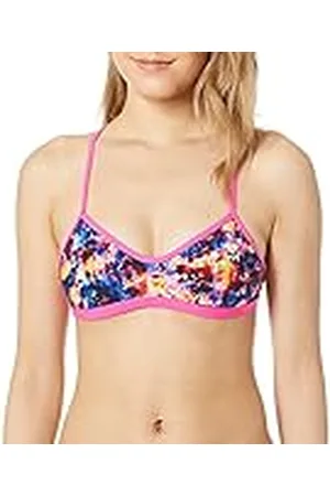 Tyr Stellar Mojave - Bañador para Mujer, Mujer, Traje de baño de una Pieza, BJSTE7A, Negro/Rosa, L