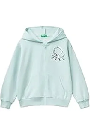 Benetton Chaqueta C/CAPP M/L 39m2c504f Suéter cárdigan, , 120 cm Niñas y niñas