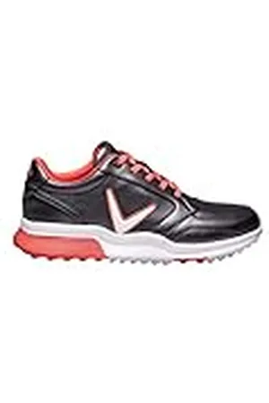 Callaway Aurora Zapatos de Golf, Lady Charcoal/Coral, 38 EU