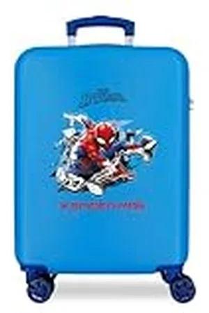 Marvel Spiderman Geo Maleta de cabina 37x55x20 cms Rígida ABS Cierre combinación 34L 2,6Kgs 4 Ruedas Dobles Equipaje de Mano