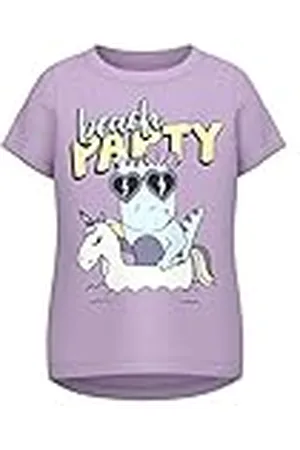 NAME IT Nmfvix SS Top J1 Camiseta, Orchid Bloom, 86 cm para Bebés