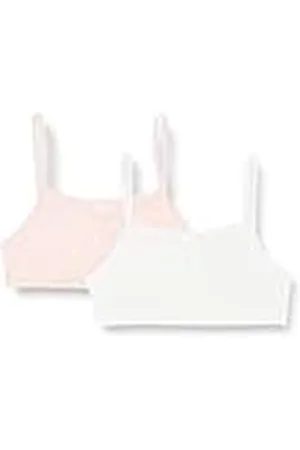 Dim Pack De 2 Sujetadores En Algodón Liberty Blanco x2, Niñas, , 8 años