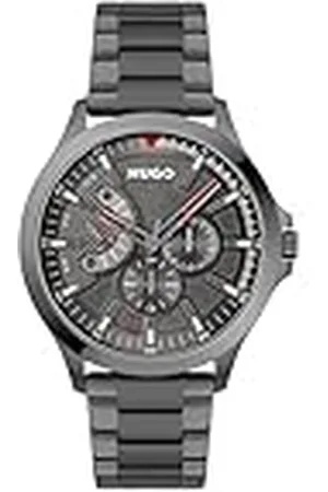 HUGO BOSS Reloj Analógico de Cuarzo Multifunción para Hombre Colección #Leap con Correa de Acero Inoxidable - 1530247