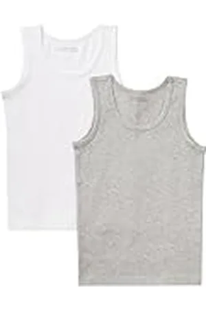 Benetton Set 2 CANOTTE 3OP80H014 Camiseta sin Mangas, , XXS para Niños
