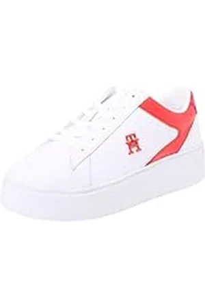 Tommy Hilfiger Zapatillas sneaker Mujer con plataforma, Weiß , 41