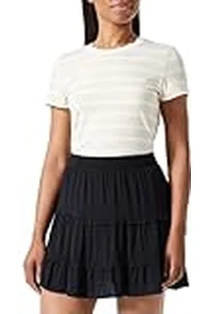VERO MODA Vmeasy FRL Mini Skirt R1 Wvn Ga Falda, , S para Mujer