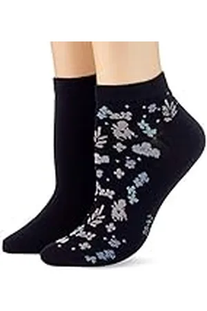 ESPRIT Summer Flower 2-Pack W SN Calcetines, , 35-38 (Pack de 2) para Mujer