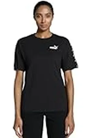 PUMA Camiseta ESS Tape Camisa, Mujer, Negro Black, XS