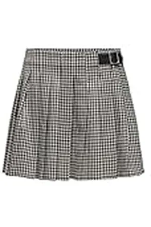 ONLY Onlcath Plisse Check Skirt XT Wvn Falda, , XL para Mujer