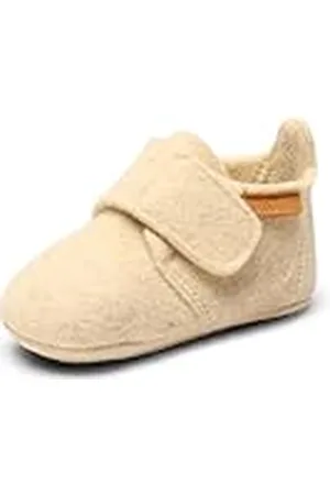 Bisgaard Baby Wool, Zapatillas Bajas Unisex Niños, Beige (Creme), 18 EU