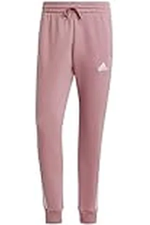 adidas Hombre Essentials Fleece 3-Stripes Tapered Cuff Pants, , XL Tall