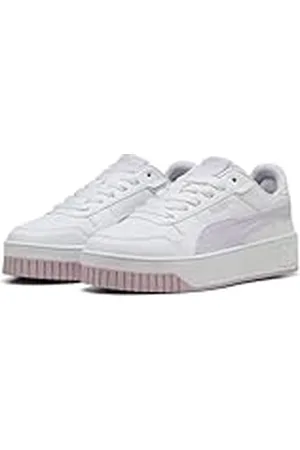 PUMA Carina Street Beach Florals JR, Zapatillas, White-Lilac Frost-Rose Mauve, 38.5 EU
