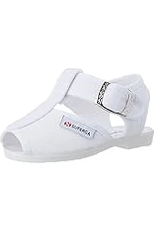 Superga 1200-cotj, Sandalias para Niños Forma de T con Puntera, Blanco (900 White), 26 EU