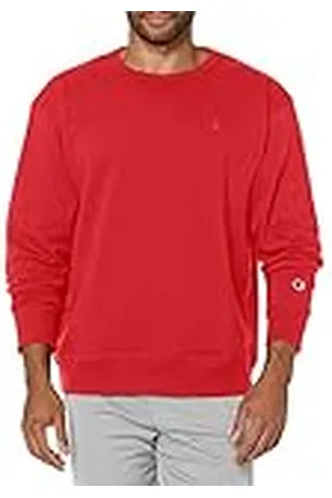 Champion Powerblend - Sudadera polar para hombres - Rojo - S