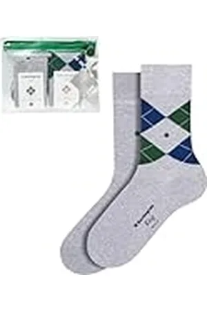 Burlington Travel Pouch Multipack M So algodón estampados 2 pares, Calcetines Hombre, , 40-46