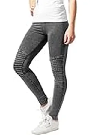 Urban classics Leggings Denim Jersey Deporte, (Darkgrey), M para Mujer