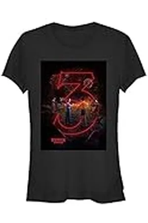 Stranger Things Season Three-Camiseta de Manga Corta, , S para Mujer