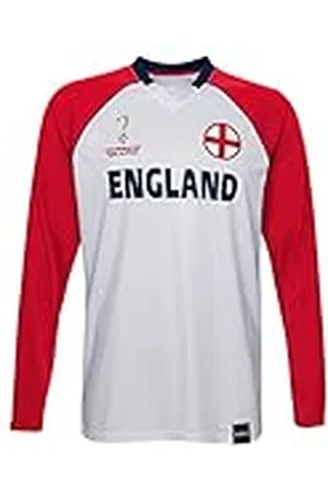 FIFA Manga Larga clásica Oficial de la Copa Mundial 2022-Inglaterra Camiseta, , 5-6 años para Niños