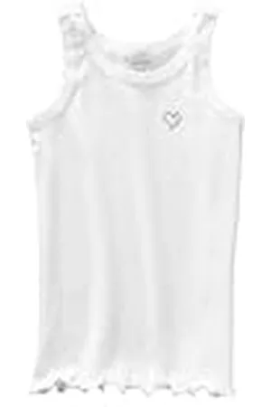 Schiesser Camiseta Interior sin Mangas para niña, Talla 98 (2Y) - Talla Alemana, Color