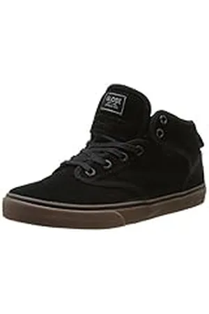 Globe Motley Mid, Zapatillas Altas Hombre, Black/Tobacco Gum 10184, 41 EU